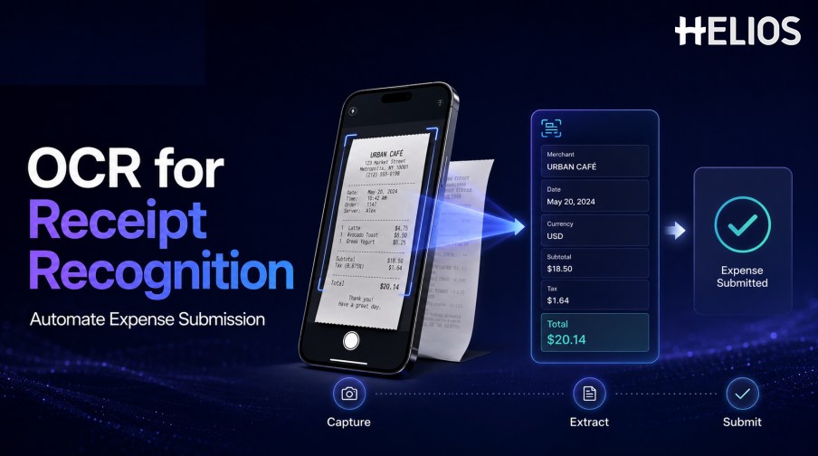 How OCR for Receipt Recognition Automates Expense Submission