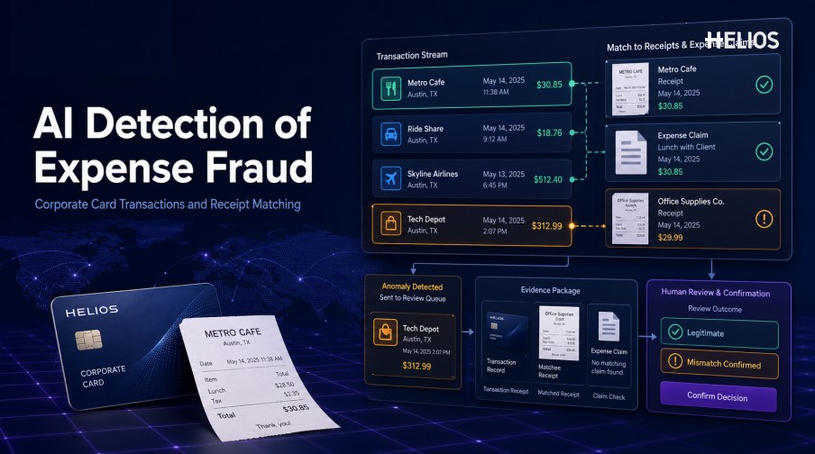 AI Detection of Expense Fraud Corporate Cards: Methods and Controls