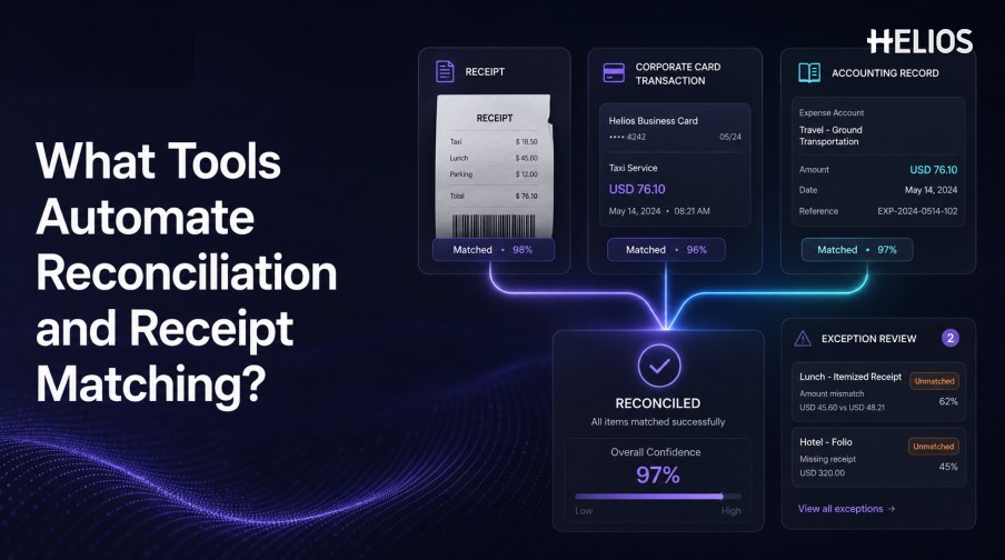 What Tools Automate Reconciliation and Receipt Matching?