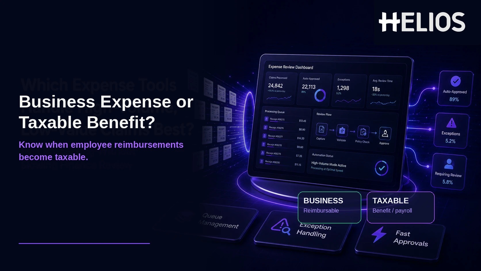 When Does an Employee Reimbursement Become a Taxable Benefit Rather Than a Business Expense?