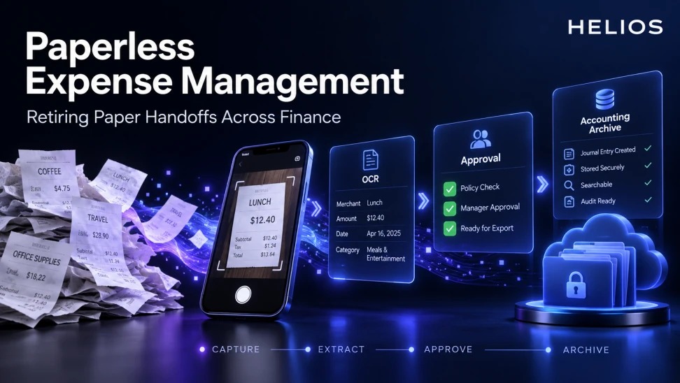 Paperless Expense Management: Retiring Paper Handoffs Across Finance Teams