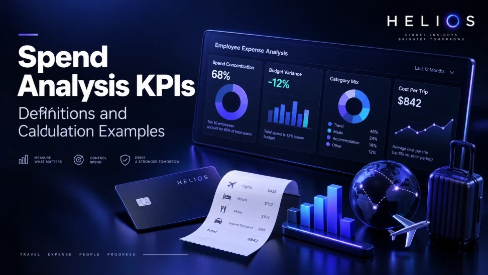 Spend Analysis KPIs for Employee Expenses: Definitions and Calculation Examples